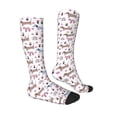 thumbnail image 3 of Fotbe Cute Dog print Women's Men's Novelty Crew Socks Cotton Socks Knee High Socks for Walking,Running,Nurses,Pregnancy, 3 of 9