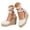 1-White, variant on Women Closed Toe Wedge Sandals Tie Up Ankle Strap Platform Dressy Shoes High Top Outdoor Espadrilles Sandal with Arch Support Pink 6