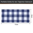 thumbnail image 4 of Plaid Design Dish Towel Set, 100% Cotton Waffle Weave, Non-toxic Absorbent Kitchen Cloths, Hanging Loop For Convenience, Soft Lint-Free Towels, 4 of 6