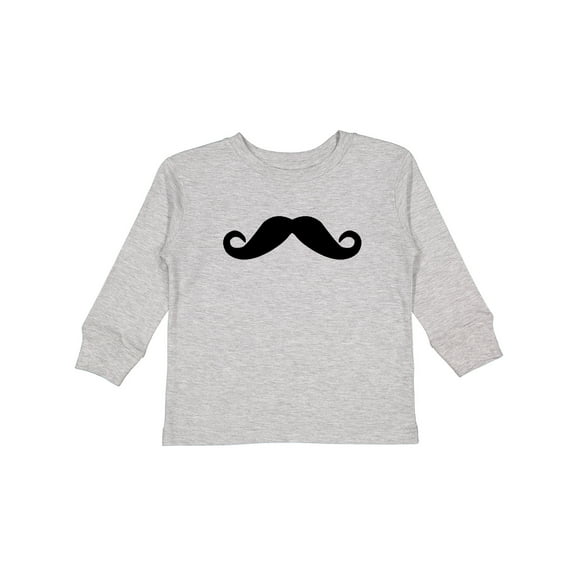 Inktastic Mustache Boys or Girls Long Sleeve Toddler T-Shirt