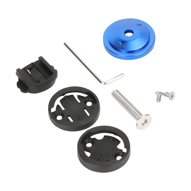 GLFILL Aluminum Bike Stem Computer Mount Holder For-GARMIN ForBryton/Cateye Stopwatch GPS Speedometer Mount Bracket Support Blue