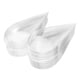 thumbnail image 2 of Desserts Dishes 100Pcs Transparent Dinner Plates Enhances Flavors for Outdoors, 2 of 5