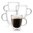 thumbnail image 1 of Tazas de vidrio grandes CNGLASS de 500 ml, de doble pared, set de 4, 1 of 7