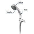 thumbnail image 4 of Regadera de Teléfono Foset con Soporte 3 Piezas, 4 of 4
