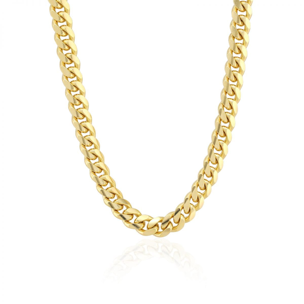 Real 14K Gold Rope Chain and Cross pendant in 18",20",22",24" & 30inch Italian