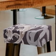thumbnail image 5 of Qumonin 2pcs Elastic Rectangle Bar Stool Covers Foot Stool Seat Cushion Covers Vanity Stool Covers Dressing Chair Covers Saddle Seat Covers, 5 of 5