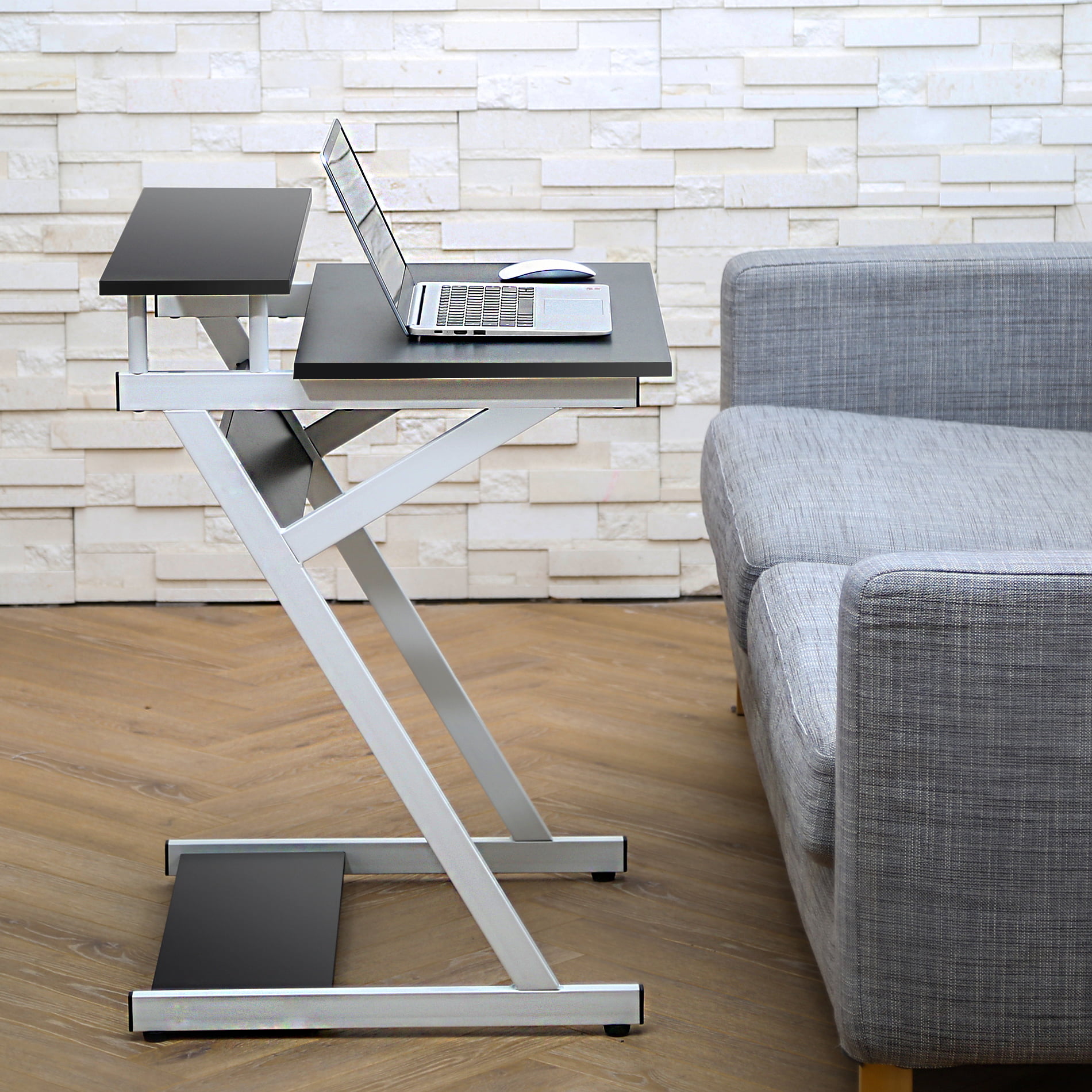 Saygoer Computer Desk Industrial Corner Table for Small Spaces