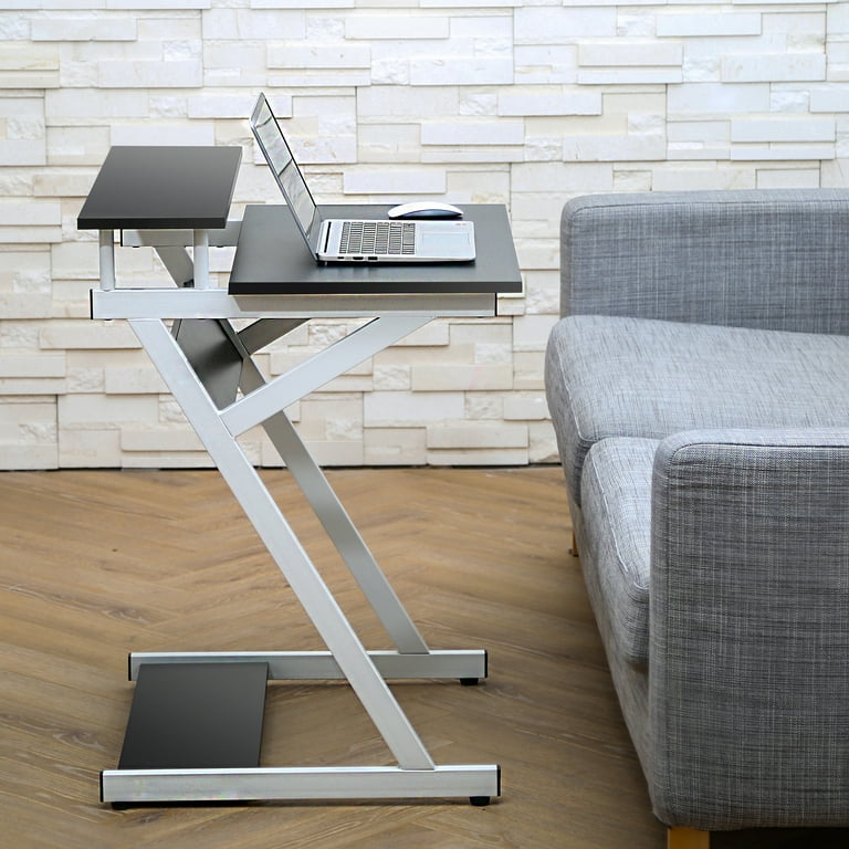 Fitueyes computer desk for small spaces corner desk study writing desk with shelf cd307002ww deals