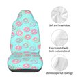thumbnail image 4 of Naloa Colorful Sweet Donuts Car Seat Covers Universal Front Seat Coves for Car Accessories ,Padded Car Covers for Automotive, SUV, Truck, and Van, 4 of 5