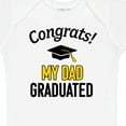 thumbnail image 4 of Inktastic Congrats My Dad Graduated with Cap Boys or Girls Baby Bodysuit, 4 of 5