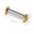 thumbnail image 4 of 2 Pcs Rivets de Coupe-Main Tête Ronde Dorée en Laiton pour Fixation de Poignée, 4 of 8