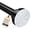 Black, variant on PrimeCook Shop Adjustable Shower Curtain Rod 26–78 Inch – No Drill Spring Tension Rod, Rust-Resistant Stainless Steel, Non-Slip Telescopic shower Rod for Bathroom, Window, Closet, Bedroom (White)