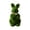 green, variant on Faux Grass Standing Bunny Topiary, Green, 8.66", Easter by IEPOFG Fashion