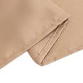 thumbnail image 5 of Efavormart 70" Nude 200 GSM Seamless Premium Polyester Square Tablecloth, 5 of 11