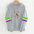 thumbnail image 2 of Fewfanhot Women's Sweatshirt Mardi Gras Sweatshirt Loose Tuesday Mardi Gras Carnival Shirt Celebration Pullover Top, 2 of 4
