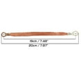 thumbnail image 2 of Copper Electrical Connection Tinned Braided Firewall Frame Engine Ground Strap 5/16"Terminals Lugs - 8"/11.4"/24"Length, 2 of 7