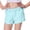 Light Blue, variant on NordicNest Girls High Waisted Athletic Shorts with Liner – 2-in-1 Workout Running Shorts for Kids, Breathable Summer Gym Bottoms