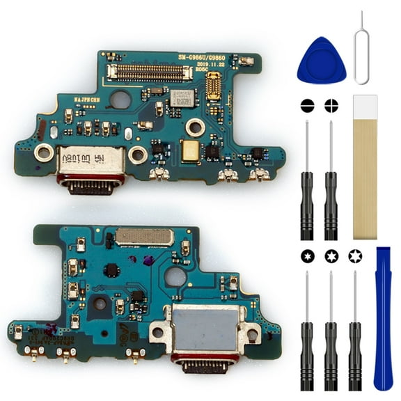 1 Pcs For Samsung Galaxy S20  Plus 5G SM-G986U Replacement USB Charge Charging Port Flex Cable Tool