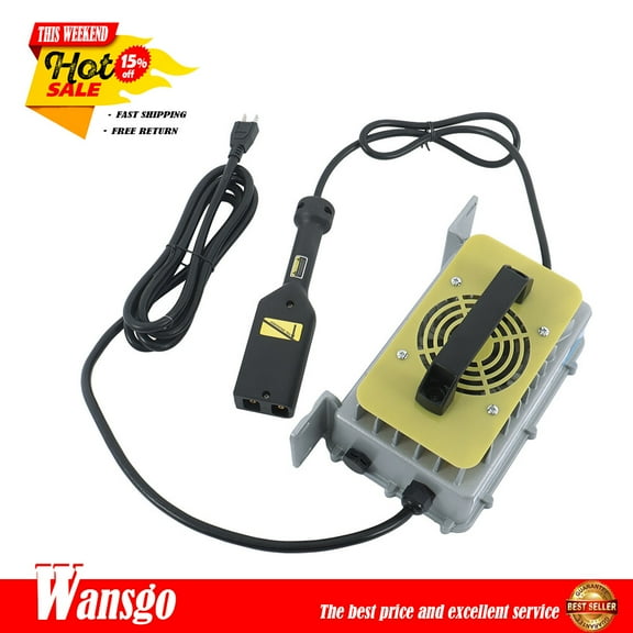36 Volt 18AMP Battery Charger Waterproof For EZGO TXT Golf Carts "D" Style Plug