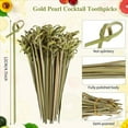 thumbnail image 4 of 600 Palitos de Bambú para Cóctel, Decoración una Granel, Brochetas de Bambú de 4,7 Pulgadas para Frutas, Palillos para Alimentos, Bambú, 4 of 5