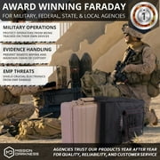 Mission Darkness T10 Faraday Bag for Computer Towers & XL Electronics (Gen 2) Device Shielding for Digital Forensics, EMP Protection, Data Security, Anti-hacking & Anti-tracking Assurance