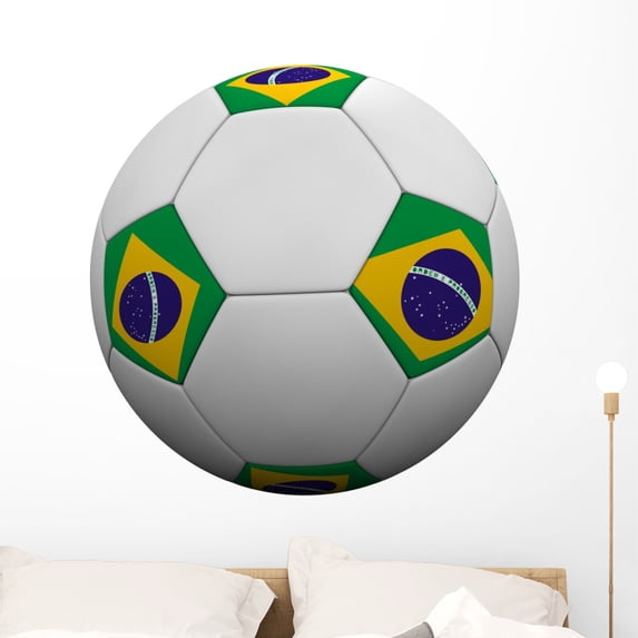 Brazil Wall Mural by Wallmonkeys Peel and Stick Graphic (36 in H x 36 in W) WM216435