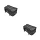 thumbnail image 1 of Toystoory Bolsa de transporte trasera para motocicleta, resistente al agua, de PU, resistente y duradera, fácil de instalar y bolsa para negro 8L 2Conjunto, 1 of 6