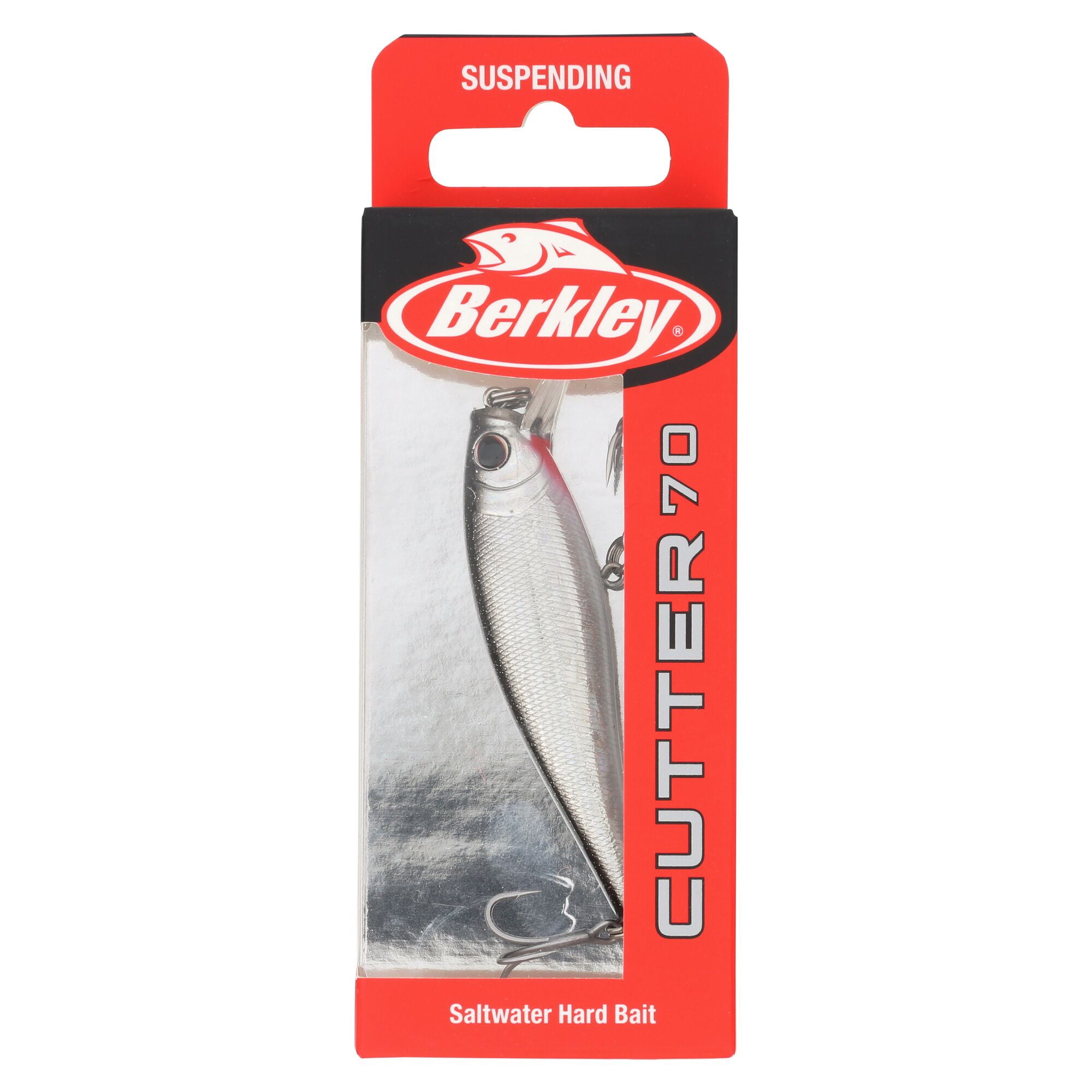 Berkley Cutter Saltwater, 2.75 in, Jerkbaits, Black Silver (1 Count)