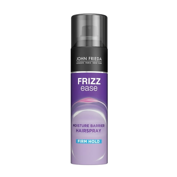 John Frieda Frizz Ease Moisture Barrier Firm Hold Styling Hairspray, Anti Frizz Control, 12 oz