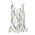 thumbnail image 2 of UPPADA Chiffon Blouse for Women, Womens Summer Chiffon Tanks Tops Floral Print Sleeveless Shirts Loose Fit Crewneck Vests, 2 of 5