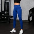 thumbnail image 5 of Bosfbaoi High Waisted Leggings for Women - No See Through Tummy Control Cycling Workout Yoga Pants with No Pockets for Workout and Casual Use, 5 of 8