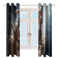 thumbnail image 3 of Funny Astronaut Blackout Curtains for Bedroom Curtains Insulated Room Darkening Window Drapes for Living Room, 3 of 7