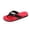Red -NV05, variant on Domzle Comfort Sport Flip Flops For Men Non Slip Thong Sandals Slides Summer Slippers Indoor Outdoor Footwear Gray