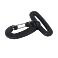 thumbnail image 2 of 4xPlastic Rotary 38mm Correa Mochila Bolsa Gancho Broche Clip Percha Negro, 2 of 8
