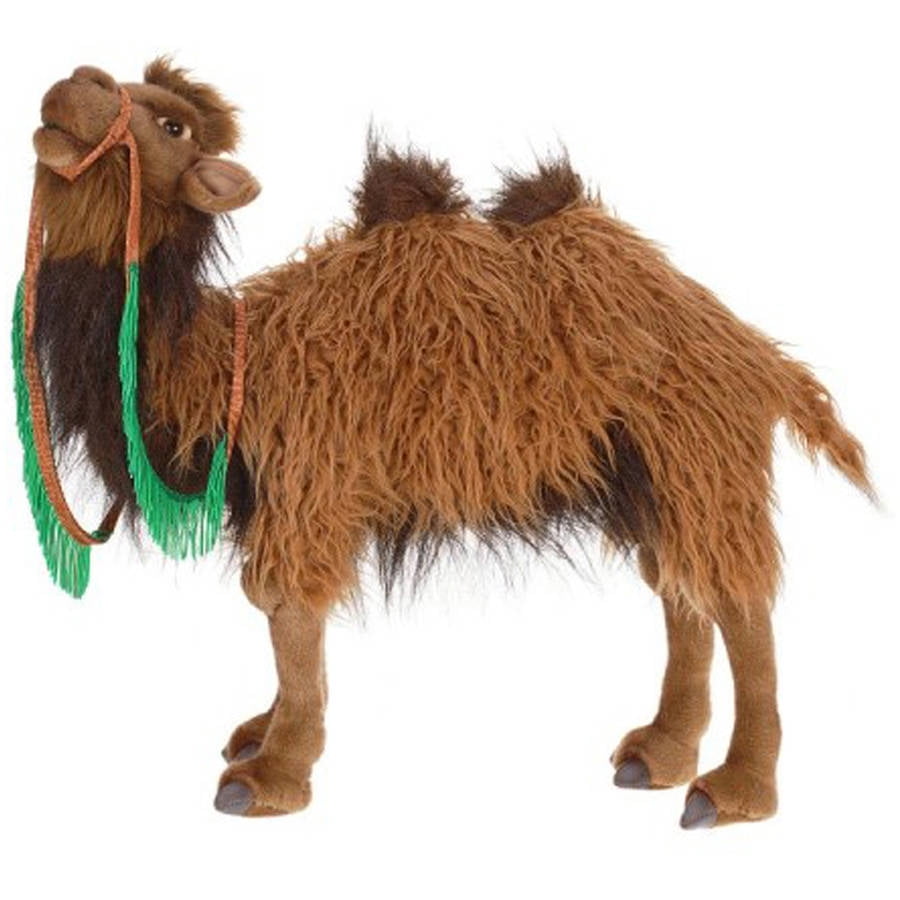 Hansa Bactrian 2 Hump Camel Plush Toy - Walmart.com - Walmart.com