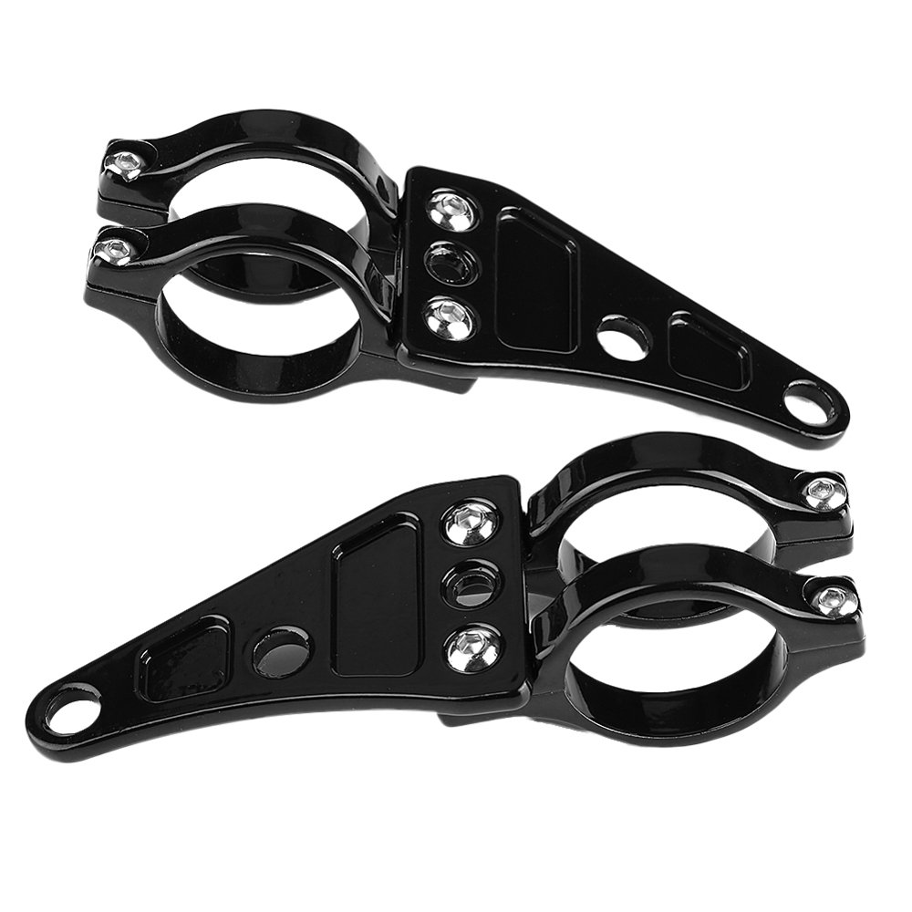 Kritne Universal Headlight Mount, Motorcycle Headlight Bracket, 2pcs