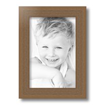 ArtToFrames 8x12 Inch Honey Picture Frame, This Brown Wood Poster Frame is Great for Your Art or Photos, Comes with Regular Glass (4459)