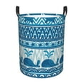 thumbnail image 2 of Uemuo Sea Underwater Animals Pattern Circular Laundry Hamper Basket with handles,Collapsible laundry basket,Large capacity laundry hamper,Laundry Organizer-, 2 of 8