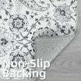 thumbnail image 3 of Haperlare Vintage Runner Rugs for Hallway 2'x6' Entryway Rug Stain-Resistant Rugs for Kitchen Laundry Grey, 3 of 7
