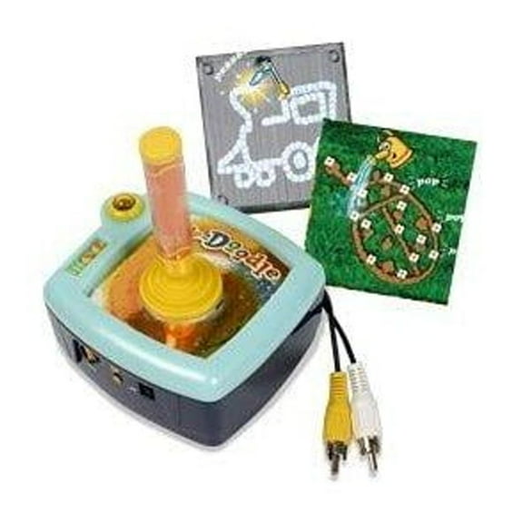 plug 'n play tele-doodle with 10-in-1 joystick