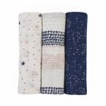 thumbnail image 3 of Baby's First by Nemcor Lot de 3 couvertures en mousseline de coton, 3 of 4