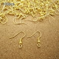 thumbnail image 2 of UDIYO 100Pcs/500Pcs Earring Hook Coil Ear Wires for DIY Jewelry Making Findings Repair, 2 of 6