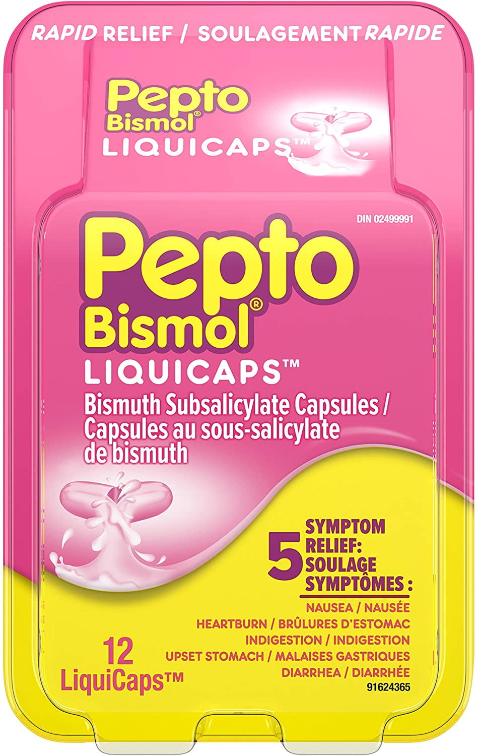 Pepto Bismol Liquicaps, Upset Stomach Relief, Diarrhea Relief