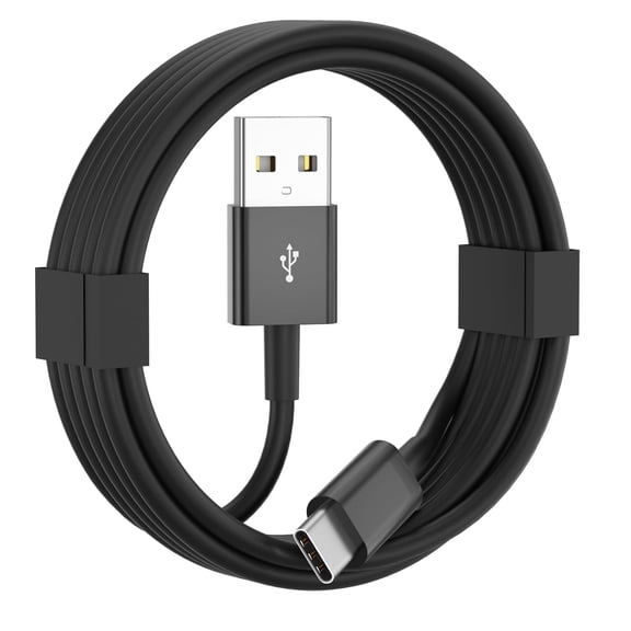 TYPPKMM USB C to USB A Cable 6FT 3A Fast Charging 10Gbps for Samsung Google Pixel PS5 - Black
