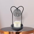 thumbnail image 2 of Lámpara calentadora de , difusor eléctrico térmico regulable, decoración de lámpara para dormitorio, Yoga, SPA, oficina, salón Negro BLESIY Lámpara calentadora de velas, 2 of 8