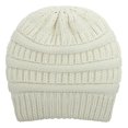 thumbnail image 2 of Skymirror Knitted Hat Super Soft Wear Resistant Woolen Yarn Fadeless Hat Head Warmer Cap for Women, 2 of 8