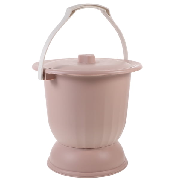 ColoMX Orinal de cámara unisex, orinal portátil, orinal, lavabo, orinal de noche con tapa