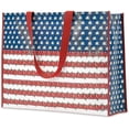 thumbnail image 2 of Current Red, White & Blue Large Shopping Tote Bag - Patriotic Reusable Bag, 16 x 5 x 13, 2 of 2