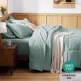 thumbnail image 3 of Juego de edredón Bedsure Sage Green Queen, 7 piezas, 3 of 7