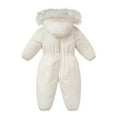 thumbnail image 5 of CAIVO Boys Winter Thermal Romper Jumpsuit Baby Snowsuit Onesie Jumpsuit Warm Thick Padded Coverall For Toddler Kids Relaxed Fit Long Sleeve One-Pieces, 5 of 5